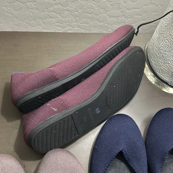 Rothy’s bundle of 3 pairs of flat shoes - Picture 2 of 6